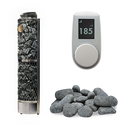 IKI Wall 6 Pkg Wall Series 6kW Sauna Heater Package - West Coast Saunas - 128811