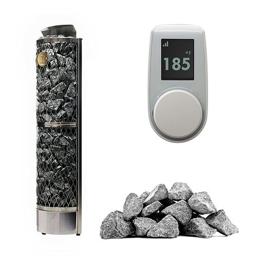 IKI Wall 6 Pkg Wall Series 6kW Sauna Heater Package - West Coast Saunas - 128817