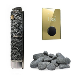 IKI Wall 6 Pkg Wall Series 6kW Sauna Heater Package - West Coast Saunas - 128815