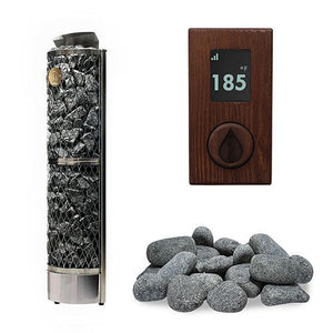 IKI Wall 6 Pkg Wall Series 6kW Sauna Heater Package - West Coast Saunas - 128812