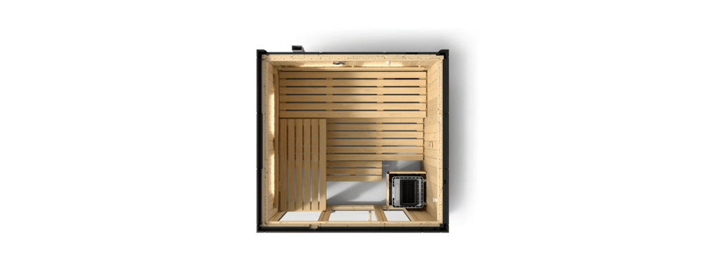 Kohler C1 INDOOR SAUNA, MEDIUM Three - person Indoor Sauna With Floor - West Coast Saunas - K-39951-1FNC-CGS