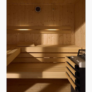 Kohler C1 INDOOR SAUNA, MEDIUM Three - person Indoor Sauna With Floor - West Coast Saunas - K-39951-1FNC-CGS