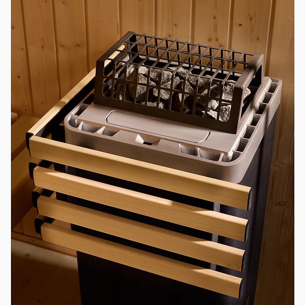 Kohler C2 OUTDOOR SAUNA, Medium Five - person Outdoor Sauna - West Coast Saunas - K-40045-1FNC-WGS