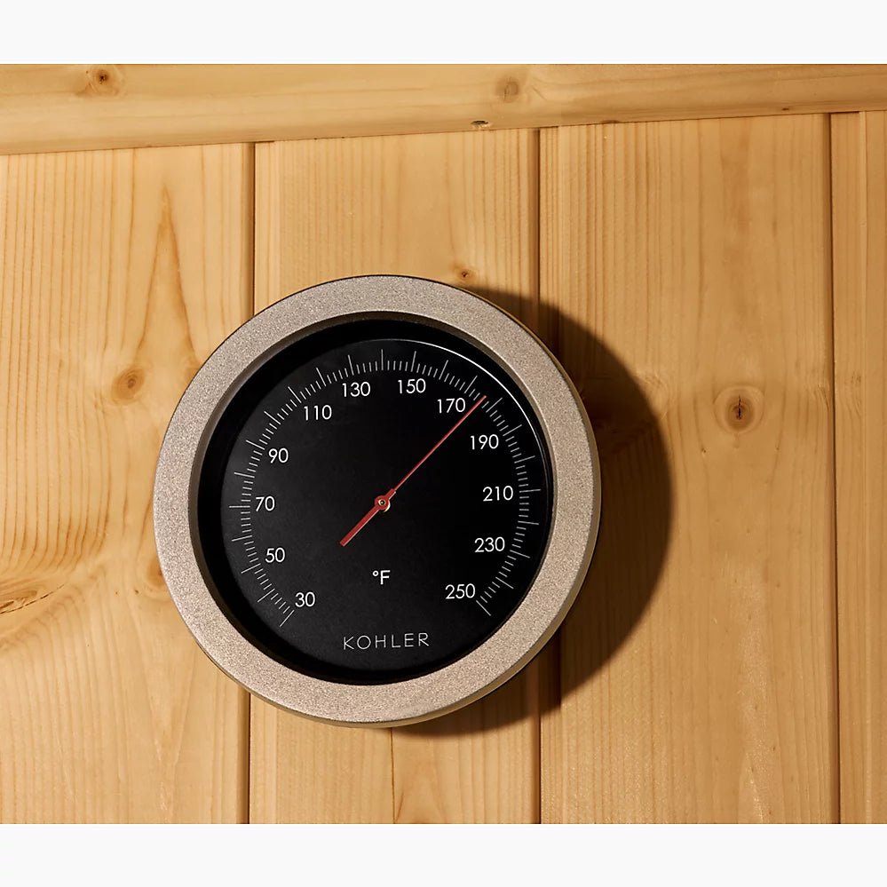 Kohler C2 OUTDOOR SAUNA, Medium Five - person Outdoor Sauna - West Coast Saunas - K-40045-1FNC-WGS