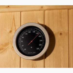 Kohler C2 OUTDOOR SAUNA, Small Three - person Outdoor Sauna - West Coast Saunas - K-40044-1FNC-WGS