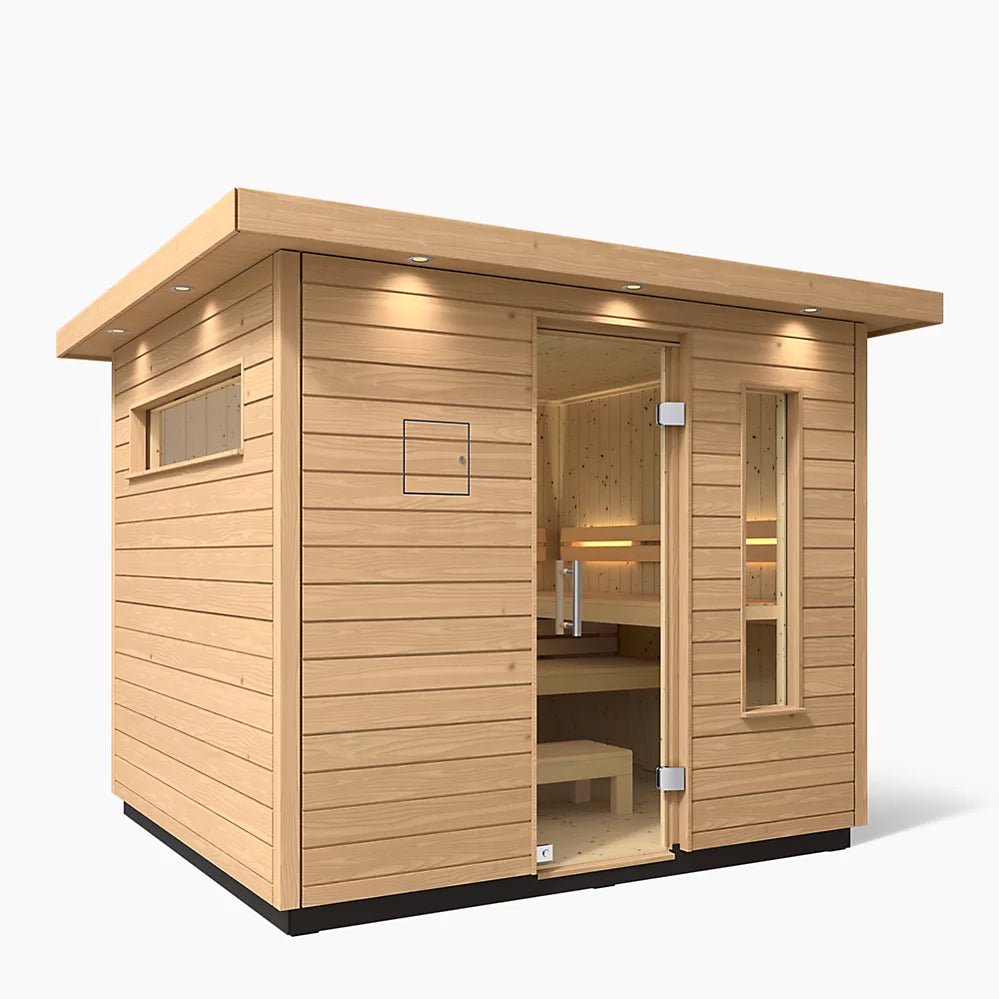 Kohler C2 OUTDOOR SAUNA, Small Three - person Outdoor Sauna - West Coast Saunas - 195711306372