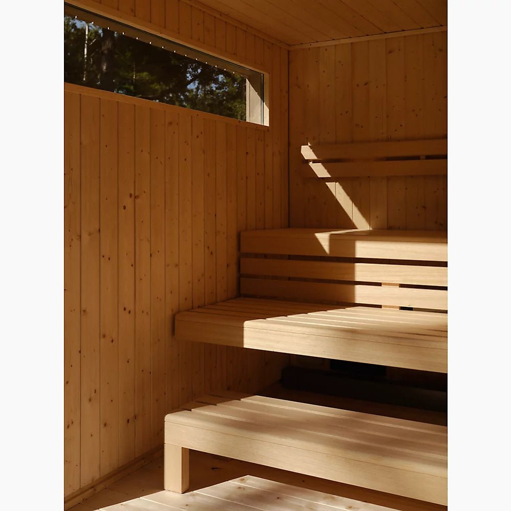 Kohler C2 OUTDOOR SAUNA, Small Three - person Outdoor Sauna - West Coast Saunas - K-40044-1FNC-WGS