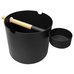 KOLO Bucket and Ladle - West Coast Saunas - 450-KOLO-B/L-SET1-BK