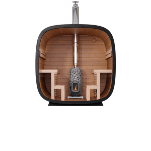 Leil® Saunas Black Cube Comfort - West Coast Saunas - SASE-BC-5