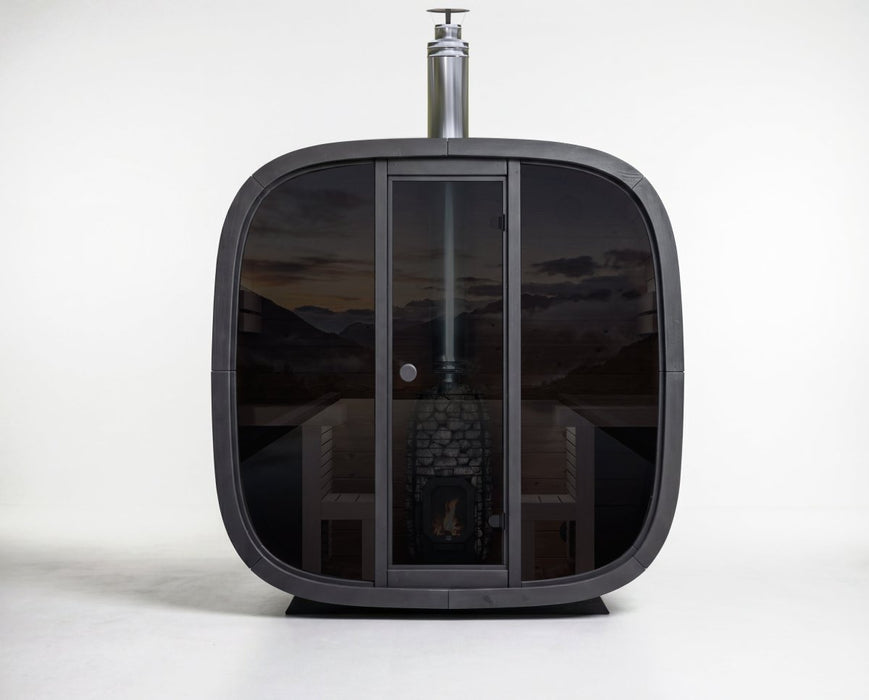 Leil® Saunas Black Cube Comfort - West Coast Saunas - SASE-BC-5