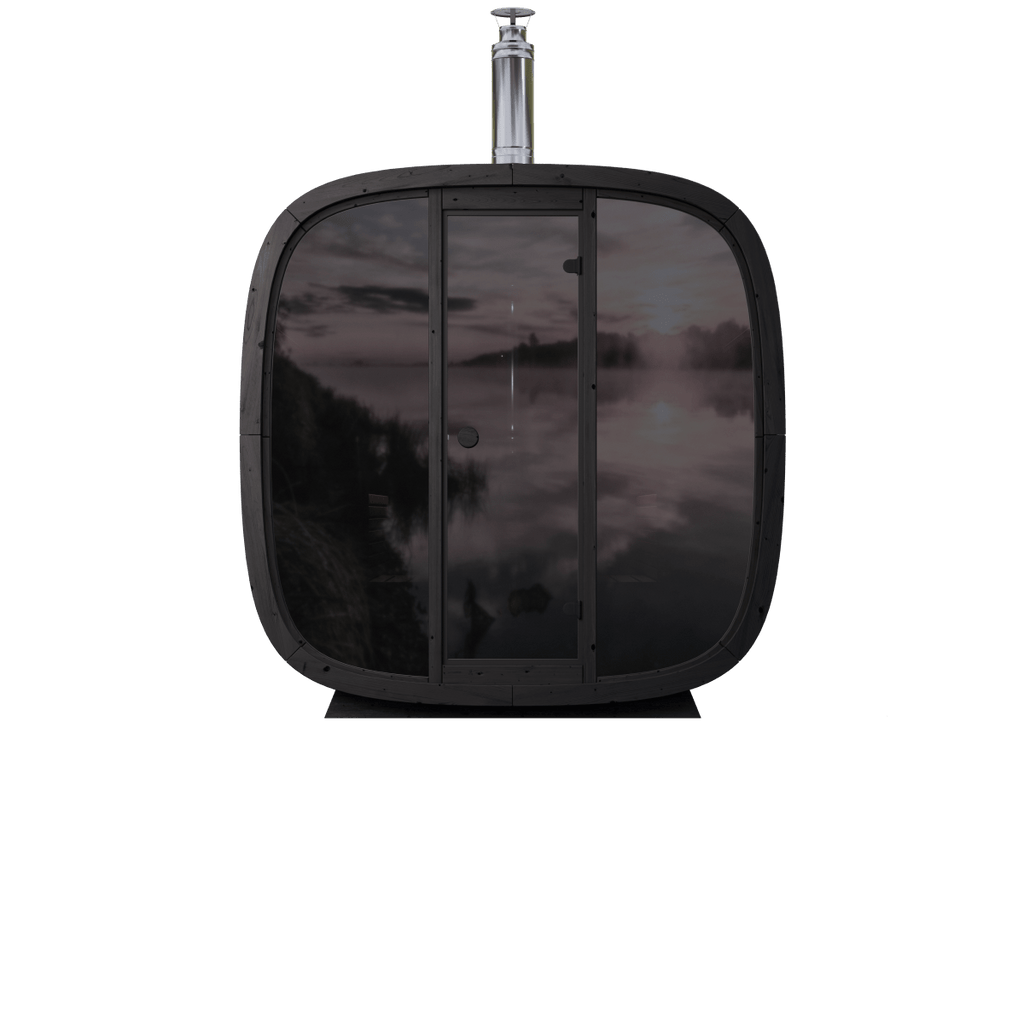 Leil® Saunas Black Cube Comfort - West Coast Saunas - SASE-BC-5