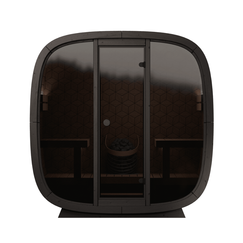 Leil® Saunas Black Cube Premium - West Coast Saunas - SASE-BC-5