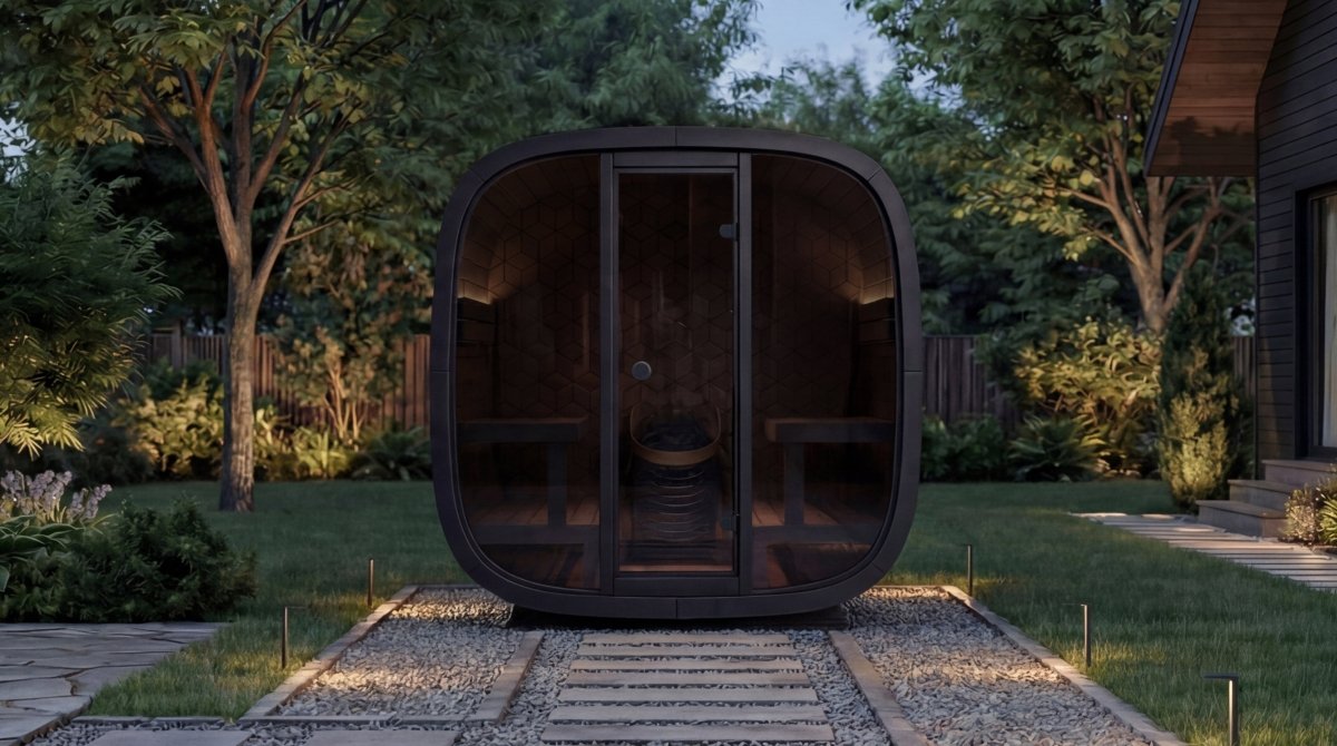 Leil® Saunas Black Cube Premium - West Coast Saunas - SASE-BC-5