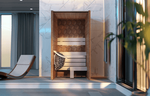 Leil® Saunas Como 1 - 120 (1 - Person) Indoor Sauna - West Coast Saunas - LS-COMO-1-120