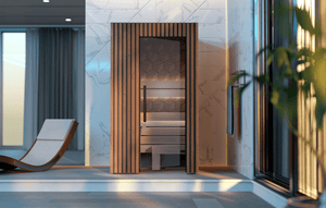 Leil® Saunas Como 1 - 120 (1 - Person) Indoor Sauna - West Coast Saunas - LS-COMO-1-120