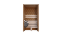 Leil® Saunas Como 1 - 120 (1 - Person) Indoor Sauna - West Coast Saunas - LS-COMO-1-120
