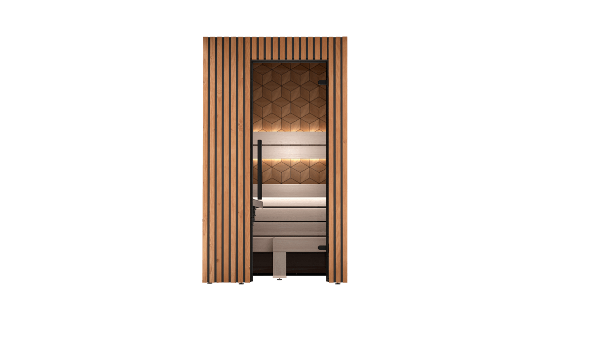 Leil® Saunas Como 1 - 120 (1 - Person) Indoor Sauna - West Coast Saunas - LS-COMO-1-120