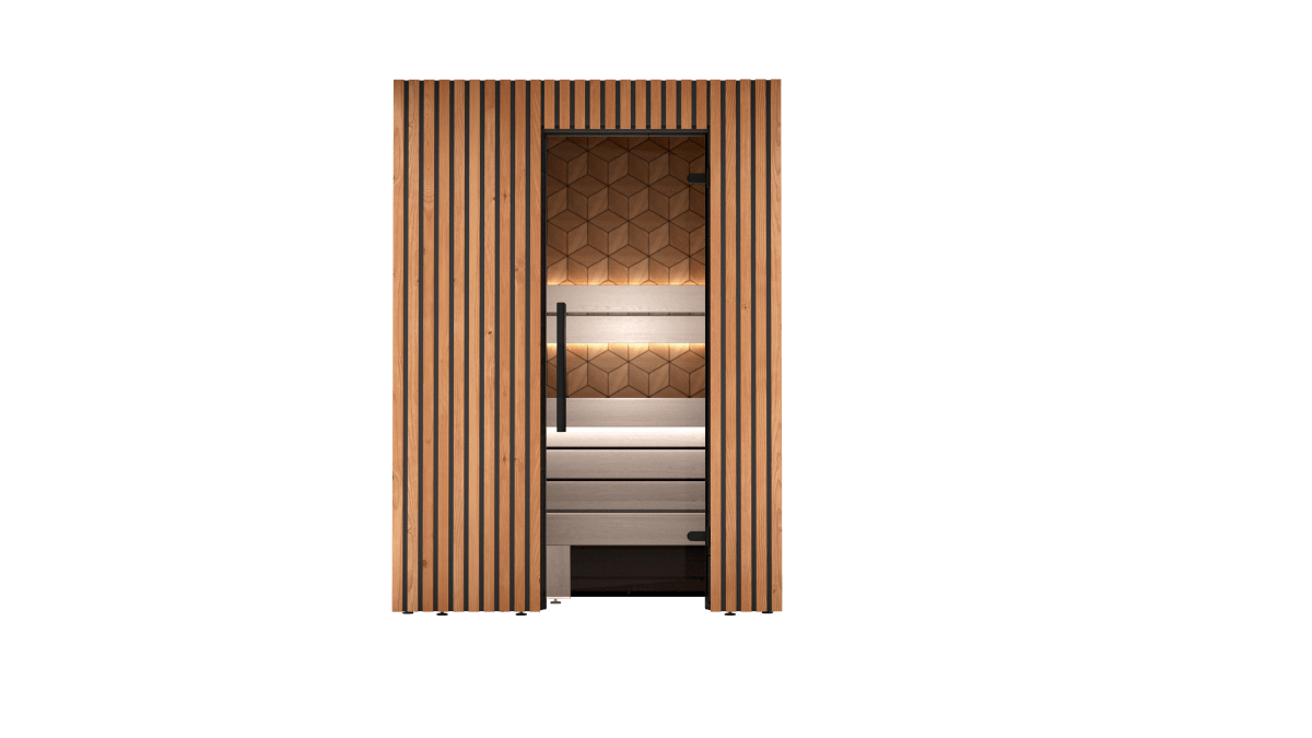 Leil® Saunas Como 2 - 150 (2 - Person) Indoor Sauna - West Coast Saunas - LS-COMO-2-150