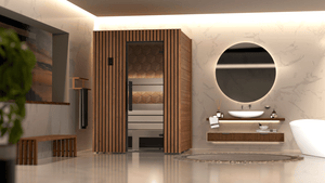 Leil® Saunas Como 2 - 150 (2 - Person) Indoor Sauna - West Coast Saunas - LS-COMO-2-150