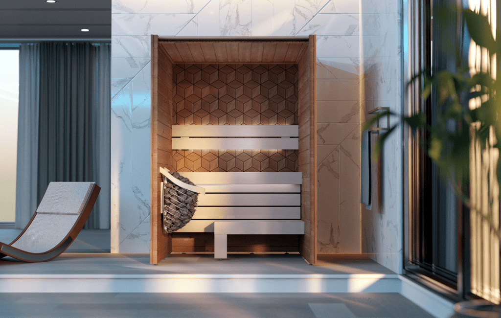 Leil® Saunas Como 2 - 150 (2 - Person) Indoor Sauna - West Coast Saunas - LS-COMO-2-150