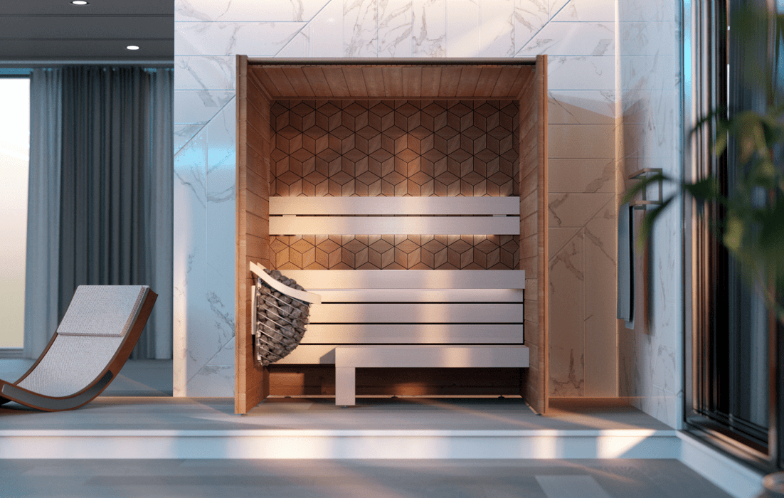 Leil® Saunas Como 3 - 180 (3 - Person) Indoor Sauna - West Coast Saunas - LS-COMO-3-180