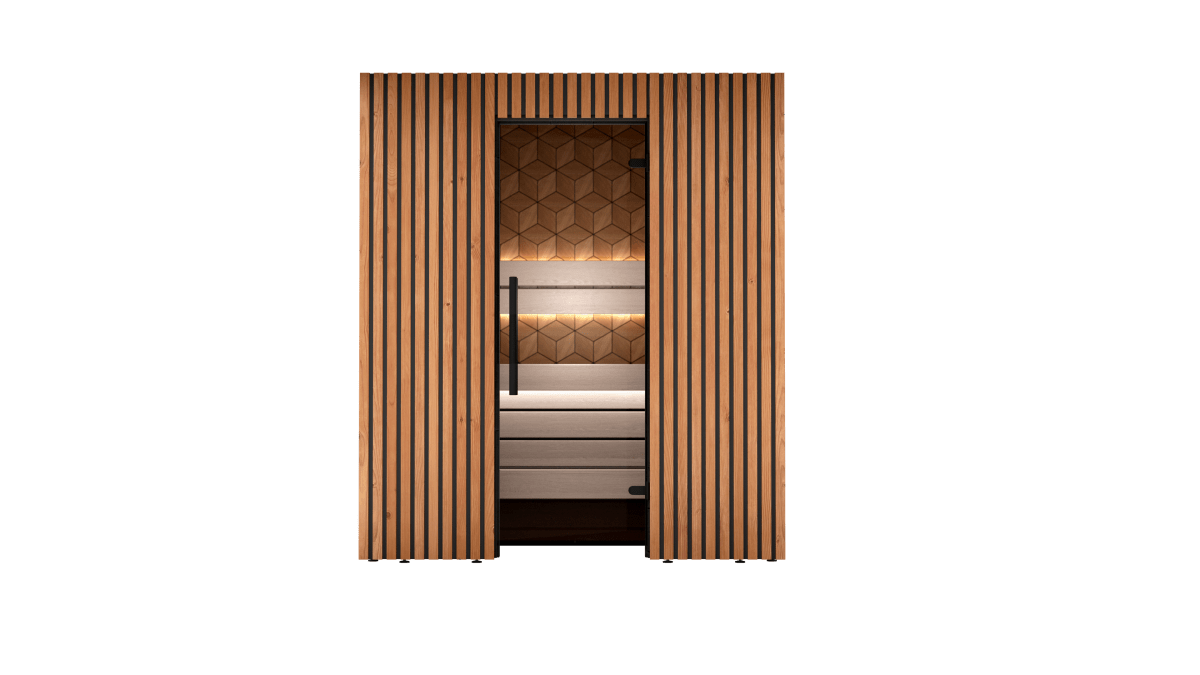 Leil® Saunas Como 3 - 180 (3 - Person) Indoor Sauna - West Coast Saunas - LS-COMO-3-180