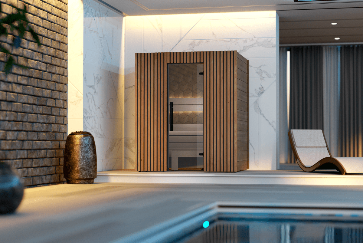 Leil® Saunas Como 3 - 180 (3 - Person) Indoor Sauna - West Coast Saunas - LS-COMO-3-180