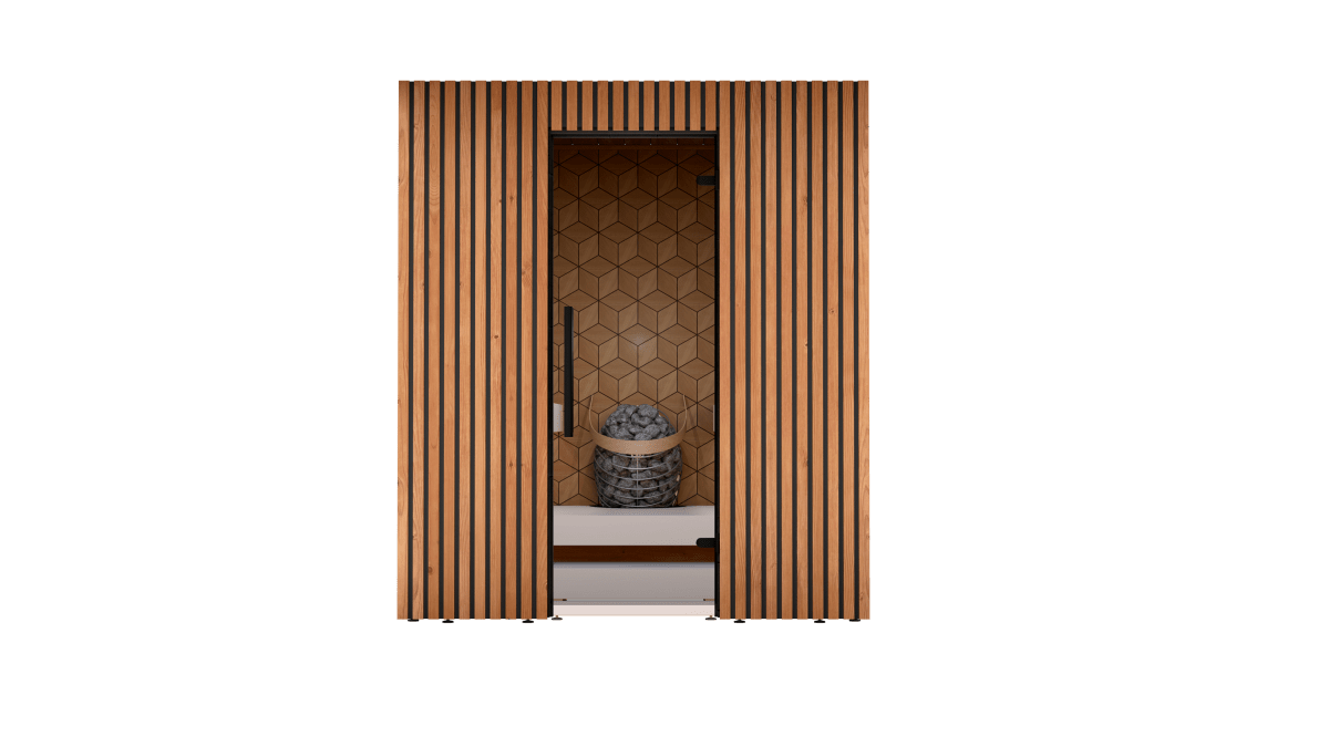 Leil® Saunas Como 4 - 180 (4 - Person) Indoor Sauna - West Coast Saunas - LS-COMO-4-180