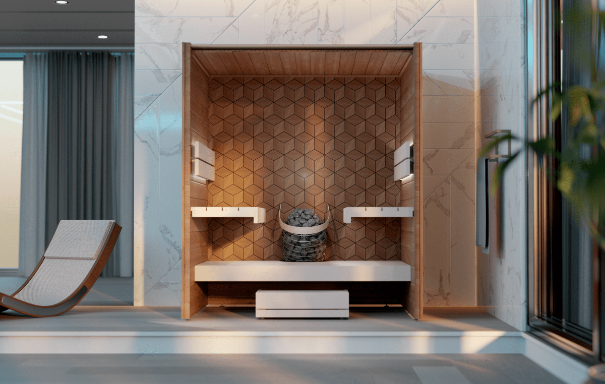 Leil® Saunas Como 4 - 180 (4 - Person) Indoor Sauna - West Coast Saunas - LS-COMO-4-180