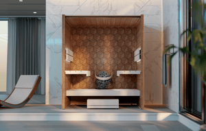 Leil® Saunas Como 4 - 180 (4 - Person) Indoor Sauna - West Coast Saunas - LS-COMO-4-180