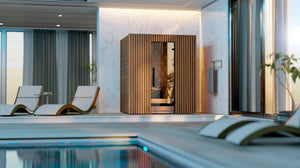 Leil® Saunas Como 4 - 180 (4 - Person) Indoor Sauna - West Coast Saunas - LS-COMO-4-180