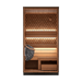 Leil® Saunas Viva 120 (1 - Person) Outdoor Sauna Kit — Compact ThermoWood® Wellness Cabin - West Coast Saunas - LS-VIVA-120