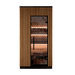 Leil® Saunas Viva 120 (1 - Person) Outdoor Sauna Kit — Compact ThermoWood® Wellness Cabin - West Coast Saunas - LS-VIVA-120