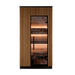 Leil® Saunas Viva 120 (1 - Person) Outdoor Sauna Kit — Compact ThermoWood® Wellness Cabin - West Coast Saunas - LS-VIVA-120
