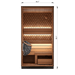 Leil® Saunas Viva 120 (1 - Person) Outdoor Sauna Kit — Compact ThermoWood® Wellness Cabin - West Coast Saunas - LS-VIVA-120