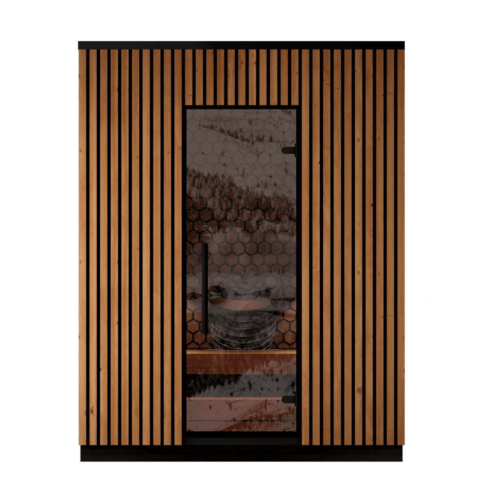 Leil® Saunas Viva 180 — Premium 4 - Person Outdoor Sauna Crafted from ThermoWood® - West Coast Saunas - LS-VIVA-180