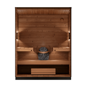 Leil® Saunas Viva 180 — Premium 4 - Person Outdoor Sauna Crafted from ThermoWood® - West Coast Saunas - LS-VIVA-180