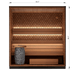Leil® Saunas Viva 210 (3 - Person) Outdoor Sauna Kit — Modern ThermoWood® Design - West Coast Saunas - LS-VIVA-210
