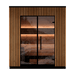 Leil® Saunas Viva 210 (3 - Person) Outdoor Sauna Kit — Modern ThermoWood® Design - West Coast Saunas - LS-VIVA-210