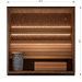 Leil® Saunas Viva 250 (4 - Person) Outdoor Sauna Kit — Tall, Premium ThermoWood® Design - West Coast Saunas - LS-VIVA-250