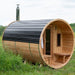 LeisureCraft Black Metal Roof for Barrel Sauna - West Coast Saunas - METALCT23B