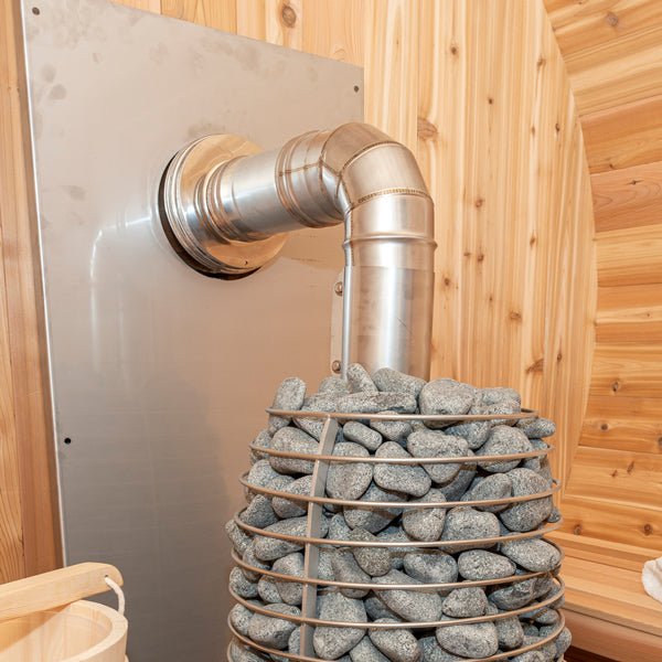 Leisurecraft Chimney Kit - Side/Back with Elbow - West Coast Saunas - CHIMELA