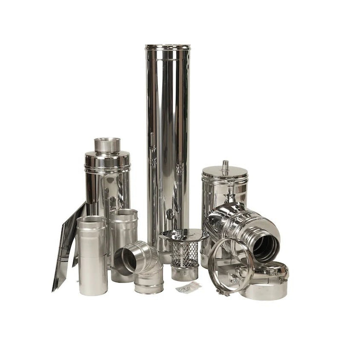 Leisurecraft Chimney Kit - Side/Back with Elbow - West Coast Saunas - CHIMELA