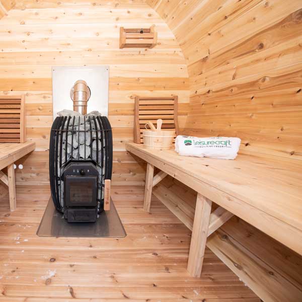Leisurecraft CT Elation Sauna - West Coast Saunas - CTC2424W