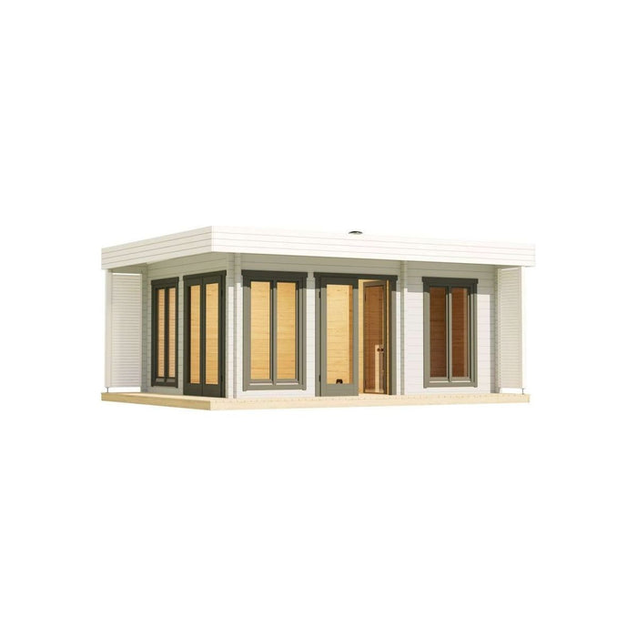 Luxury Modern Outdoor Sauna Kit - Allure Lux 3 - West Coast Saunas - BZ - ALLURE - LUX - 3
