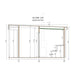 Luxury Modern Outdoor Sauna Kit - Allure Lux 3 - West Coast Saunas - BZ - ALLURE - LUX - 3
