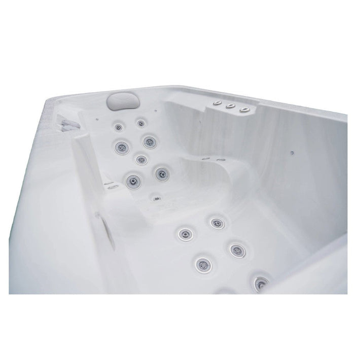 Luxury Spas Lacey 1-Person 120V/240V Hybrid Plug N Play Hot Tub - West Coast Saunas - WS-7107PP
