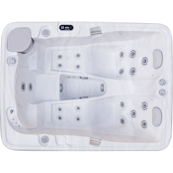 Luxury Spas Largo 3-Person 120V/240V Hybrid Plug N Play Hot Tub - West Coast Saunas - WS-002 PP