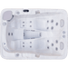 Luxury Spas Largo 3-Person 120V/240V Hybrid Plug N Play Hot Tub - West Coast Saunas - WS-002 PP