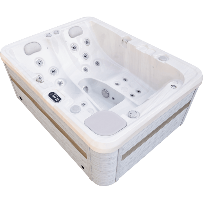 Luxury Spas Largo 3-Person 120V/240V Hybrid Plug N Play Hot Tub - West Coast Saunas - WS-002 PP